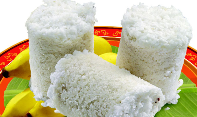 WHITE STEAMED PUTTU